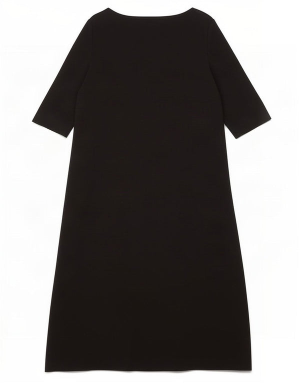 Rochie A-Line Cos pentru femei UK 14, mare, negru, bumbac