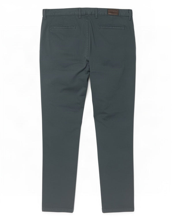 Pantaloni chino slim pentru bărbați Zara EU 42 Large W32 L32 Verde