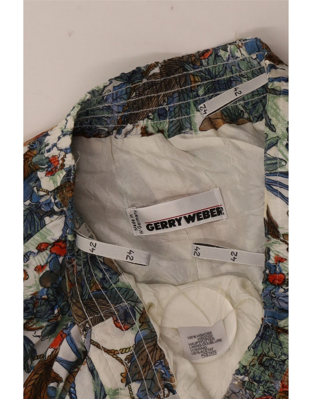 Fusta evazată pentru femei Gerry Weber EU 42 Large W32 Multicolor Floral