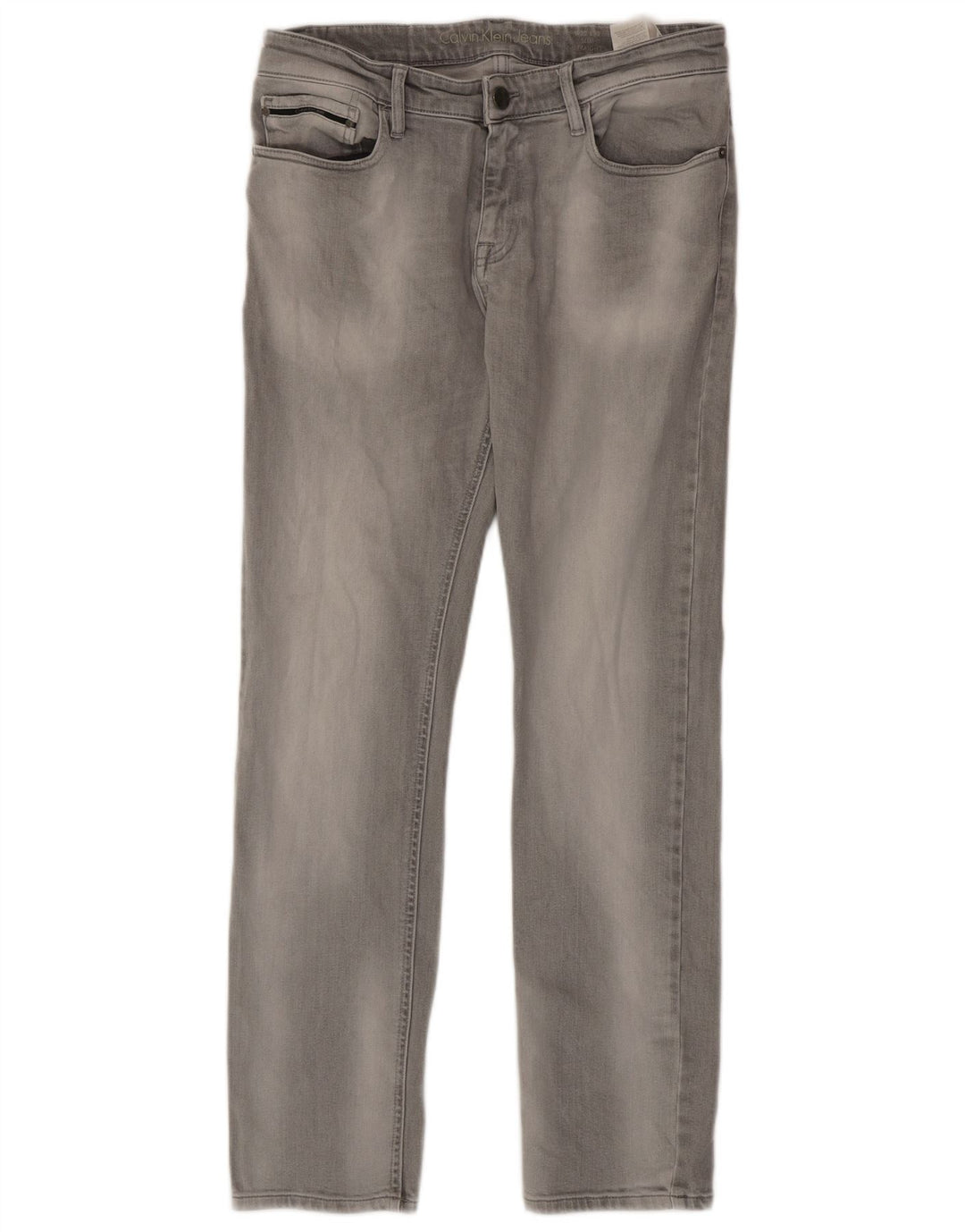 Blugi slim pentru bărbați Calvin Klein W32 L32 bumbac gri
