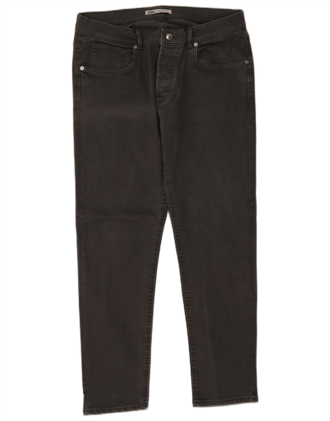 Blugi slim pentru bărbați Zara EU 46 XL W36 L30 gri