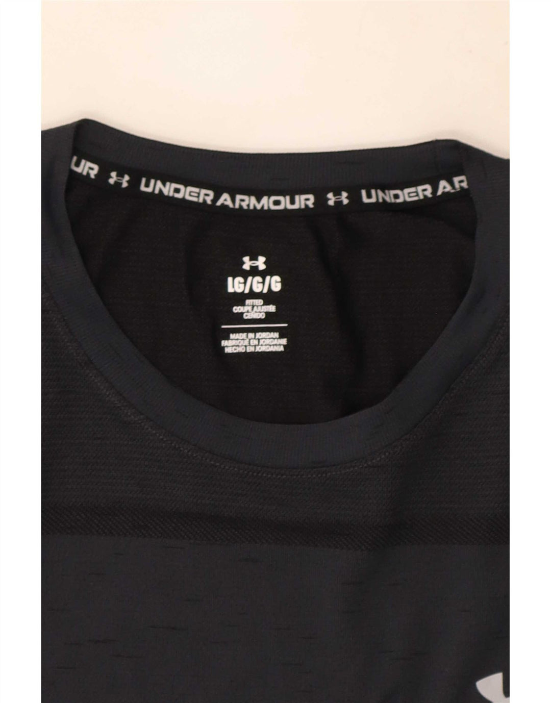 Tricou Under Armour pentru bărbați Top mare, gri pete