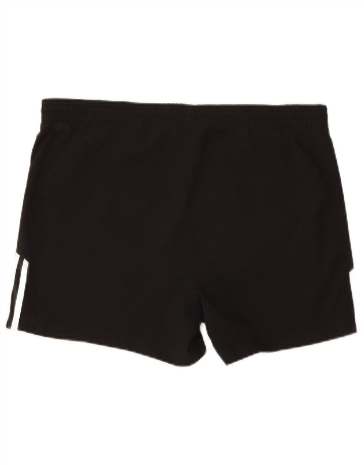 Pantaloni scurți sport Adidas pentru bărbați, poliester mediu negru