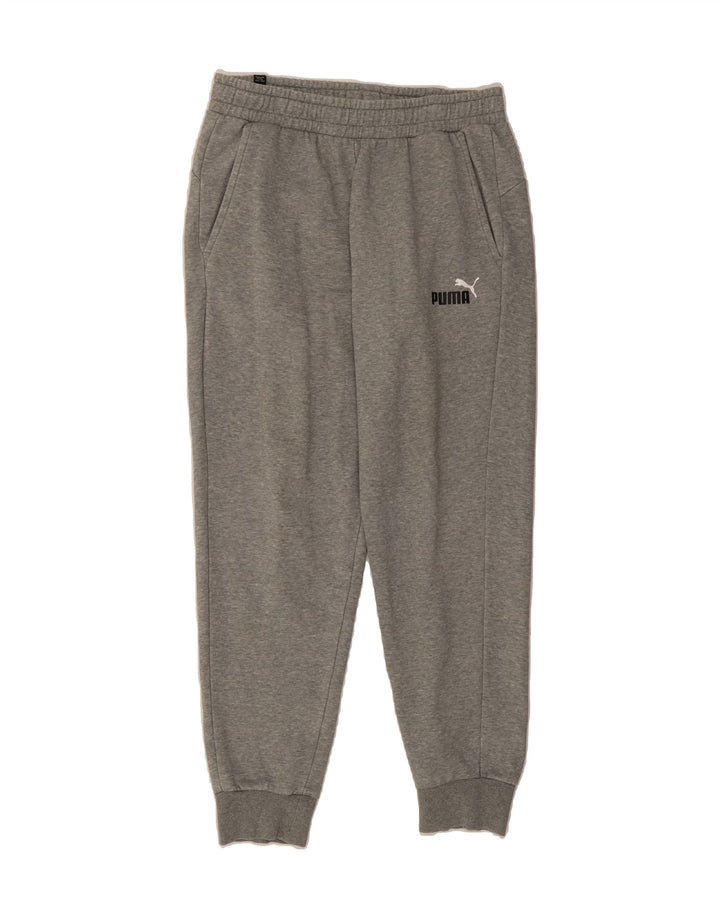 PUMA Mens Tracksuit Trousers Joggers Large Grey Cotton Vintage Puma and Second-Hand Puma from Messina Hembry 