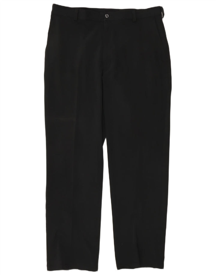 Pantaloni chino de golf drepti pentru bărbați Nike W36 L32 Poliester negru