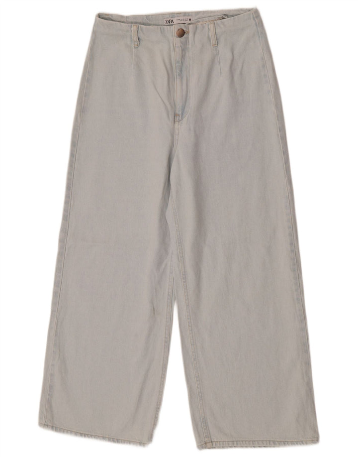 Blugi pentru femei Zara cu picioare late EU 40 Medium W30 L26 Albastru