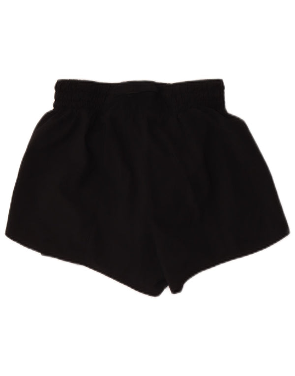 Pantaloni scurți sport Nike Dri Fit pentru femei UK 8 Small Negru Poliester