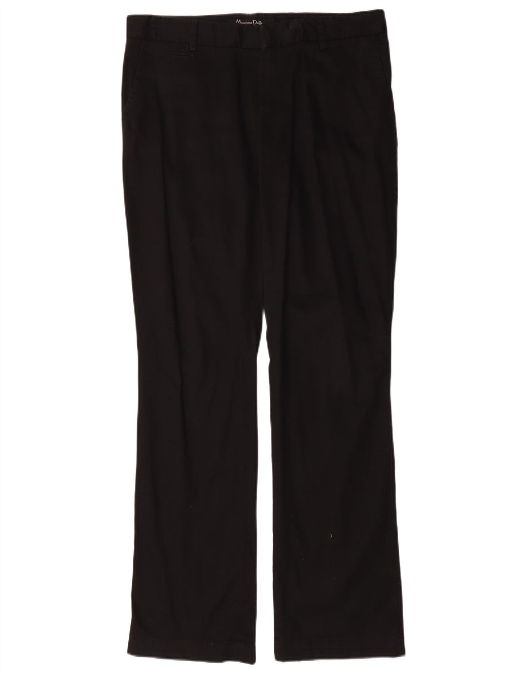 Massimo Dutti Pantaloni chino bootcut pentru femei W34 L32 bumbac negru