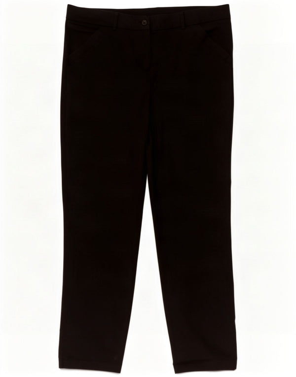 Pantaloni chino drepți Ping pentru femei UK 14 Large W34 L29 Bumbac negru