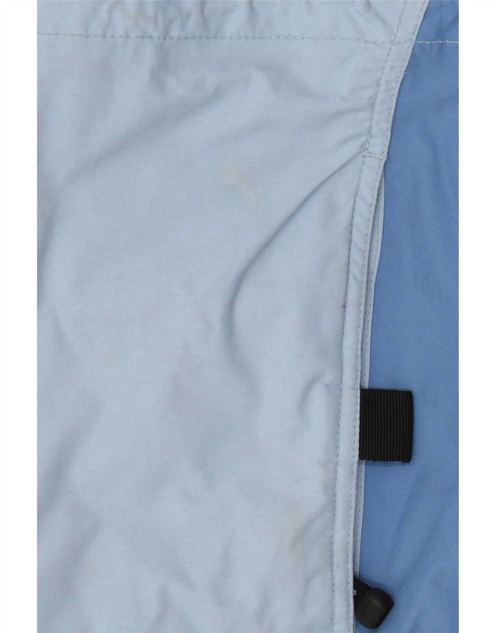 Jack Wolfskin Jachetă de ploaie cu glugă pentru femei UK 12 Medium Blue Poliamidă