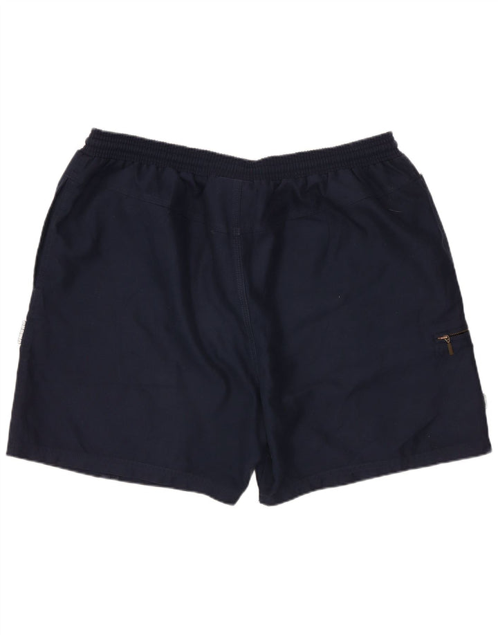 UMBRO Pantaloni scurti cargo pentru bărbați, mari W34, poliester bleumarin
