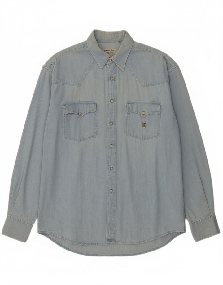 Uniformă Cămașă Denim XL Albastru Bumbac