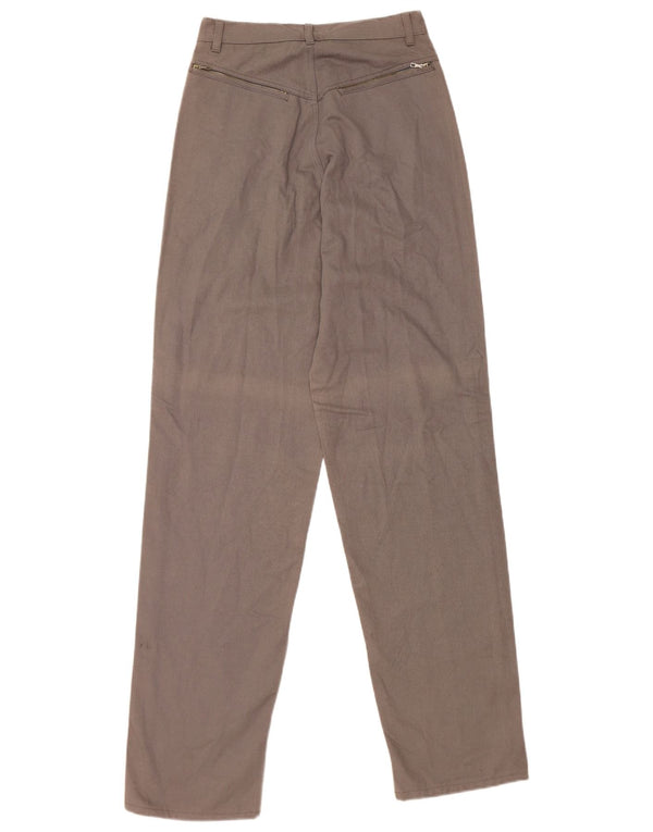 Pantaloni casual de damă vintage cu talie înaltă IT 42 Medium W26 L34 Gri