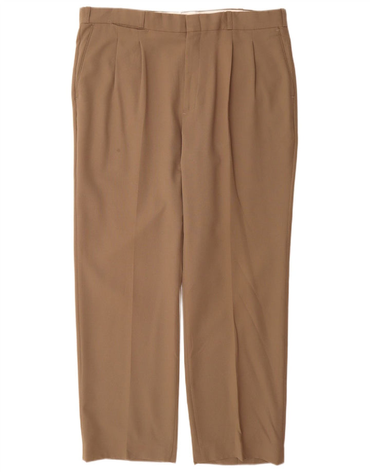Pantaloni chino pentru bărbați Farah L38 L31 poliester bej