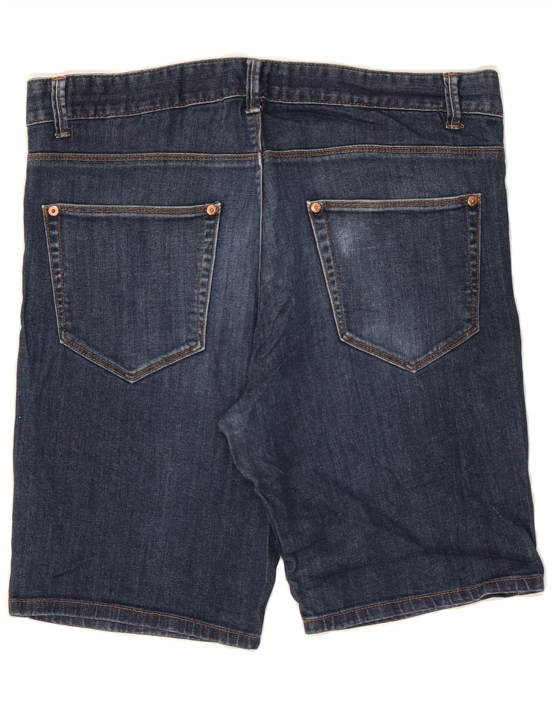 BENETTON Mens Denim Shorts W34 Large Navy Blue Cotton Vintage Benetton and Second-Hand Benetton from Messina Hembry 