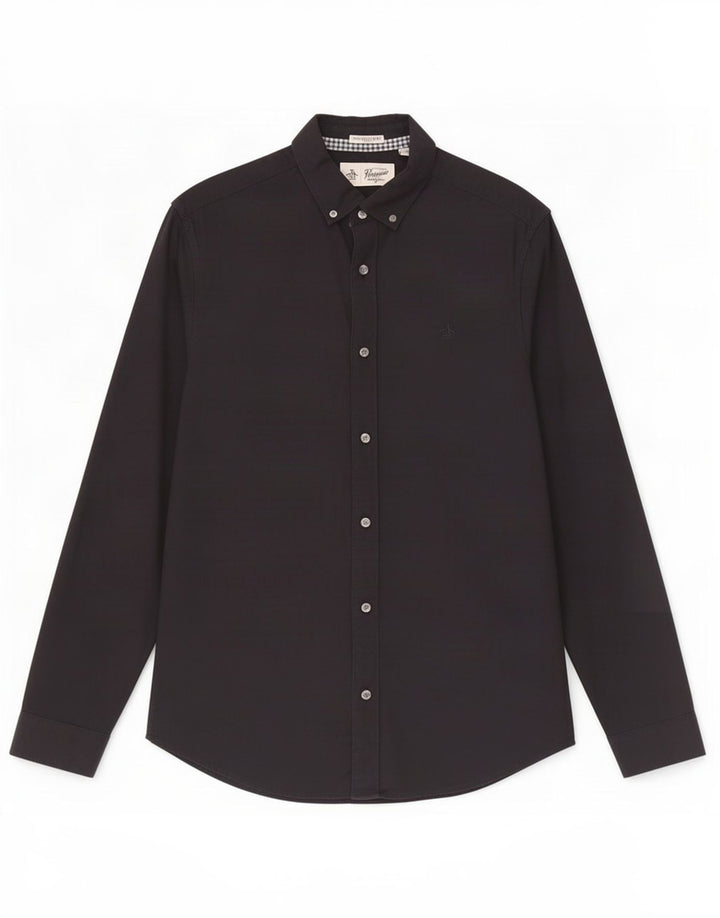 Cămașă pentru bărbați Penguin Heritage Slim Fit, bumbac mediu albastru bleumarin
