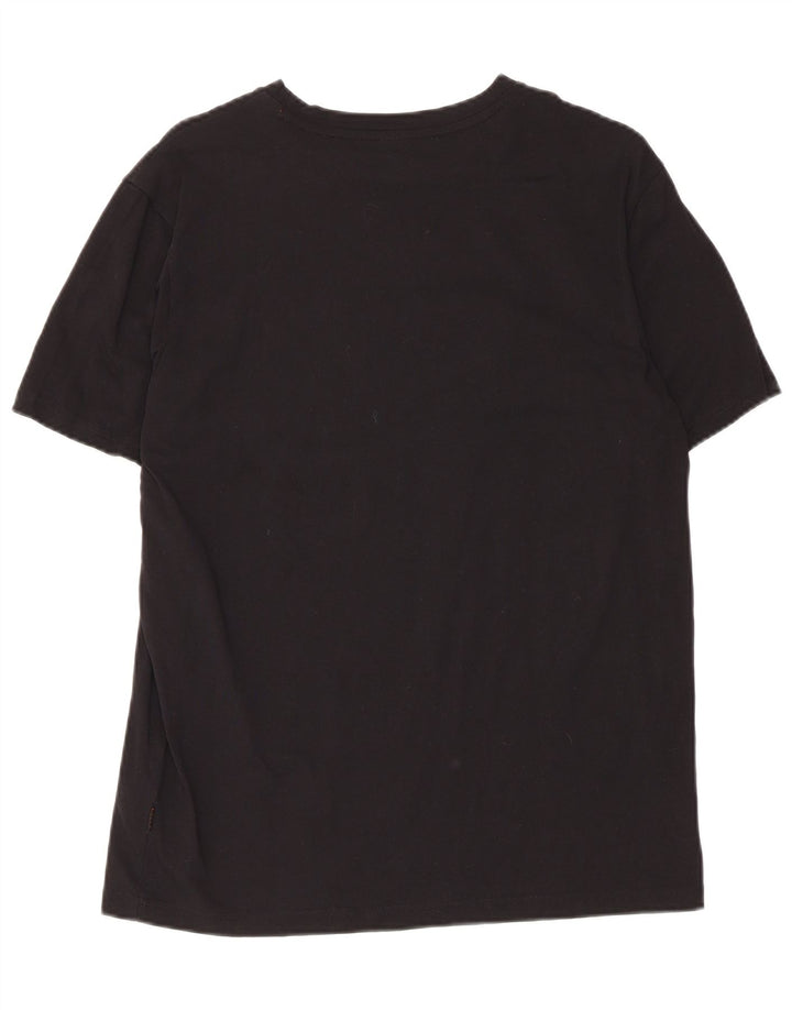 Tricou grafic pentru bărbați Hugo Boss Top Medium Black Bumbac