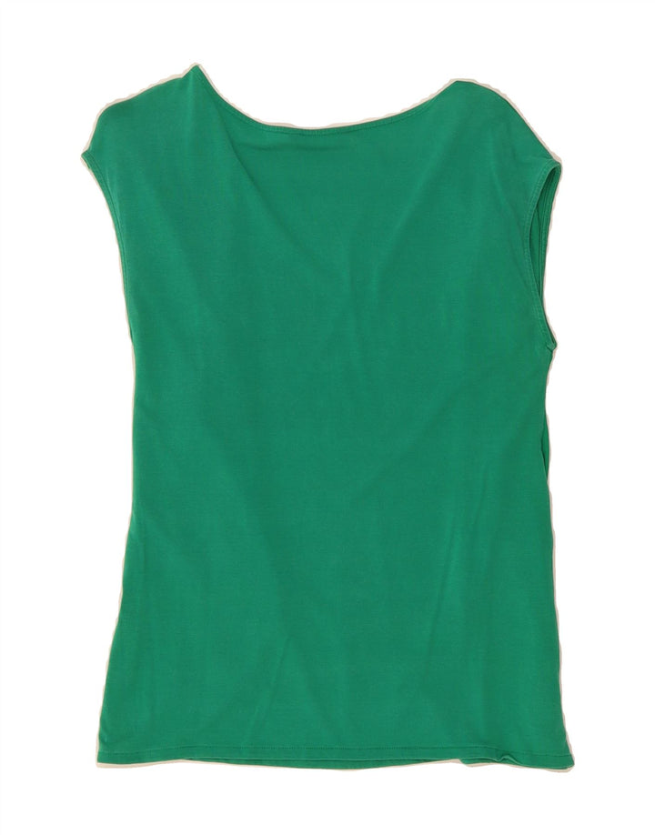 MASSIMO DUTTI Womens Blouse Top UK 10 Small Green Vintage Massimo Dutti and Second-Hand Massimo Dutti from Messina Hembry 