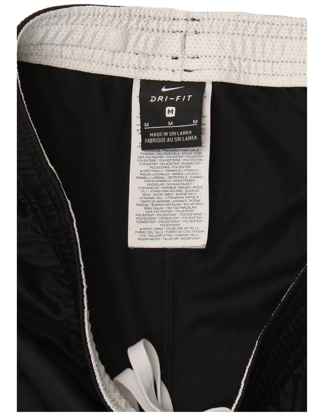 Pantaloni scurți sport Nike Dri Fit pentru bărbați, poliester mediu negru