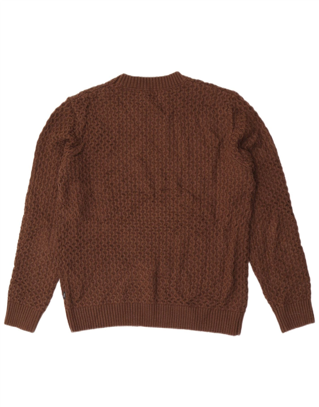 Pulover Jack & Jones pentru bărbați cu decolteu rotund, mare, maro, acrilic