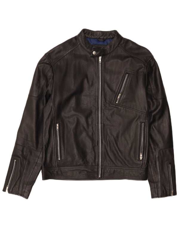 Jachetă din piele pentru bărbați Camokazi UK 44 2XL Negru