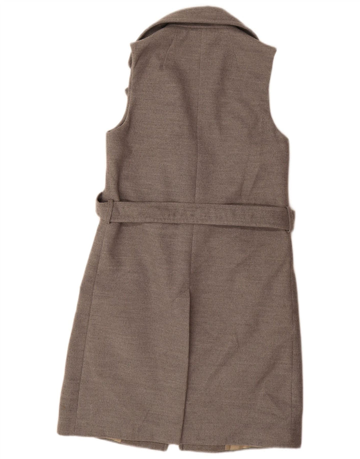 Jachetă blazer fără mâneci pentru femei Oasis UK 10 Poliester gri mic