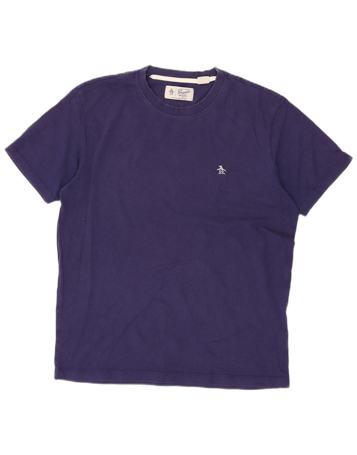 Tricou pentru bărbați Penguin Top mare din bumbac bleumarin