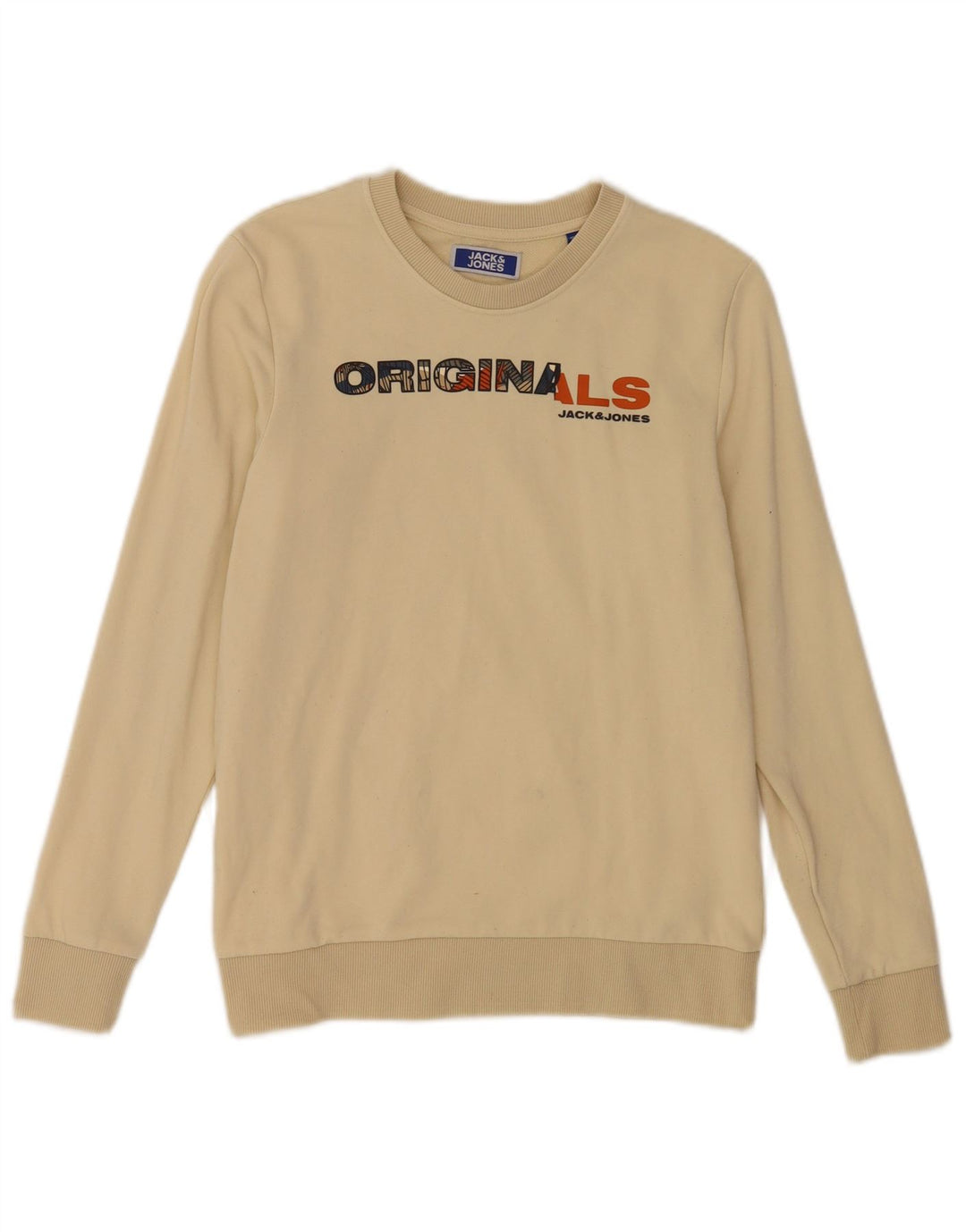 Pulover pentru băieți Jack & Jones, cu croiala normală, 13-14 ani, bej
