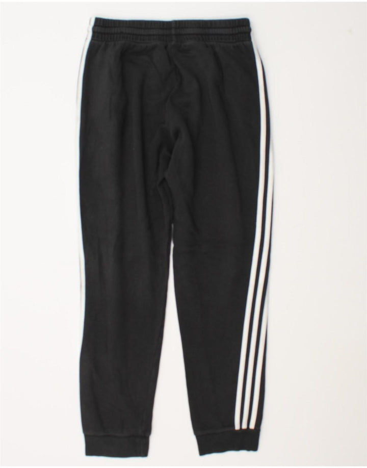 Pantaloni de trening Adidas pentru bărbați Joggeri, bumbac mediu negru