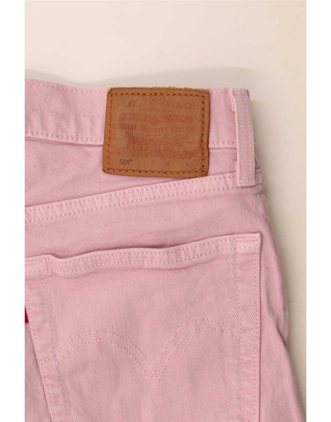 Blugi drepti 501 pentru femei Levi's W28 L29 roz