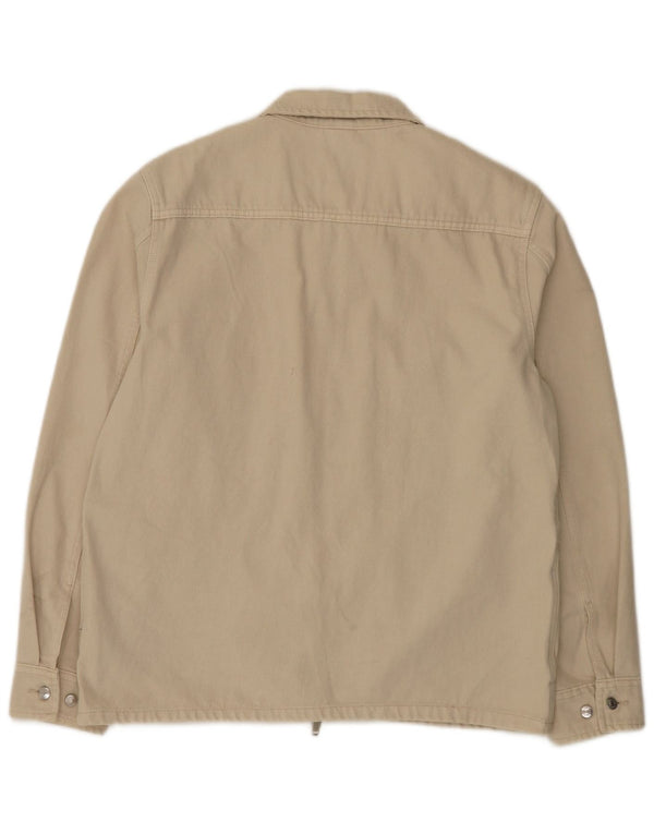 Jachetă pentru bărbați Zara UK 42 XL, bumbac, bej