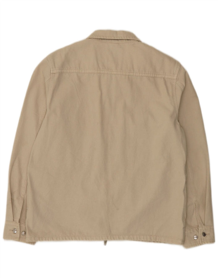 Jachetă pentru bărbați Zara UK 42 XL, bumbac, bej