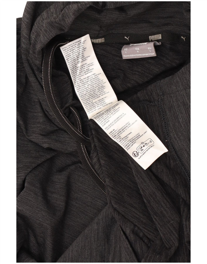 Pulover Puma pentru bărbați, mare, negru, poliester