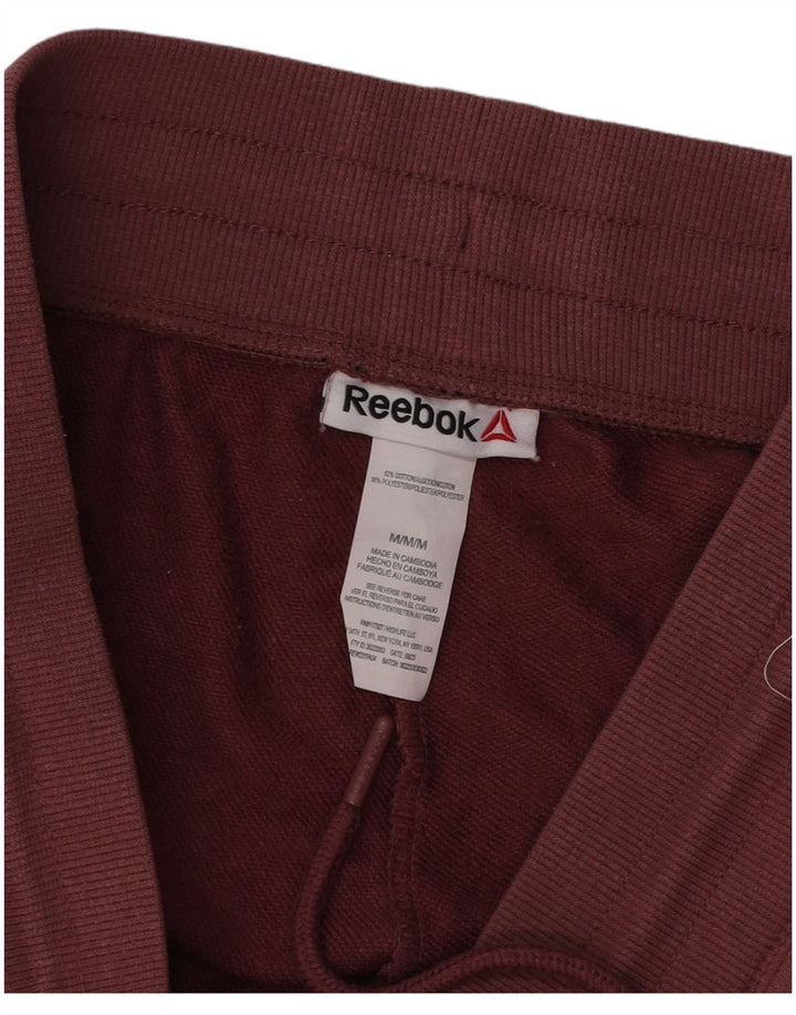 Pantaloni de trening pentru femei Reebok Pantaloni de jogging UK 14 Bumbac roșu mediu