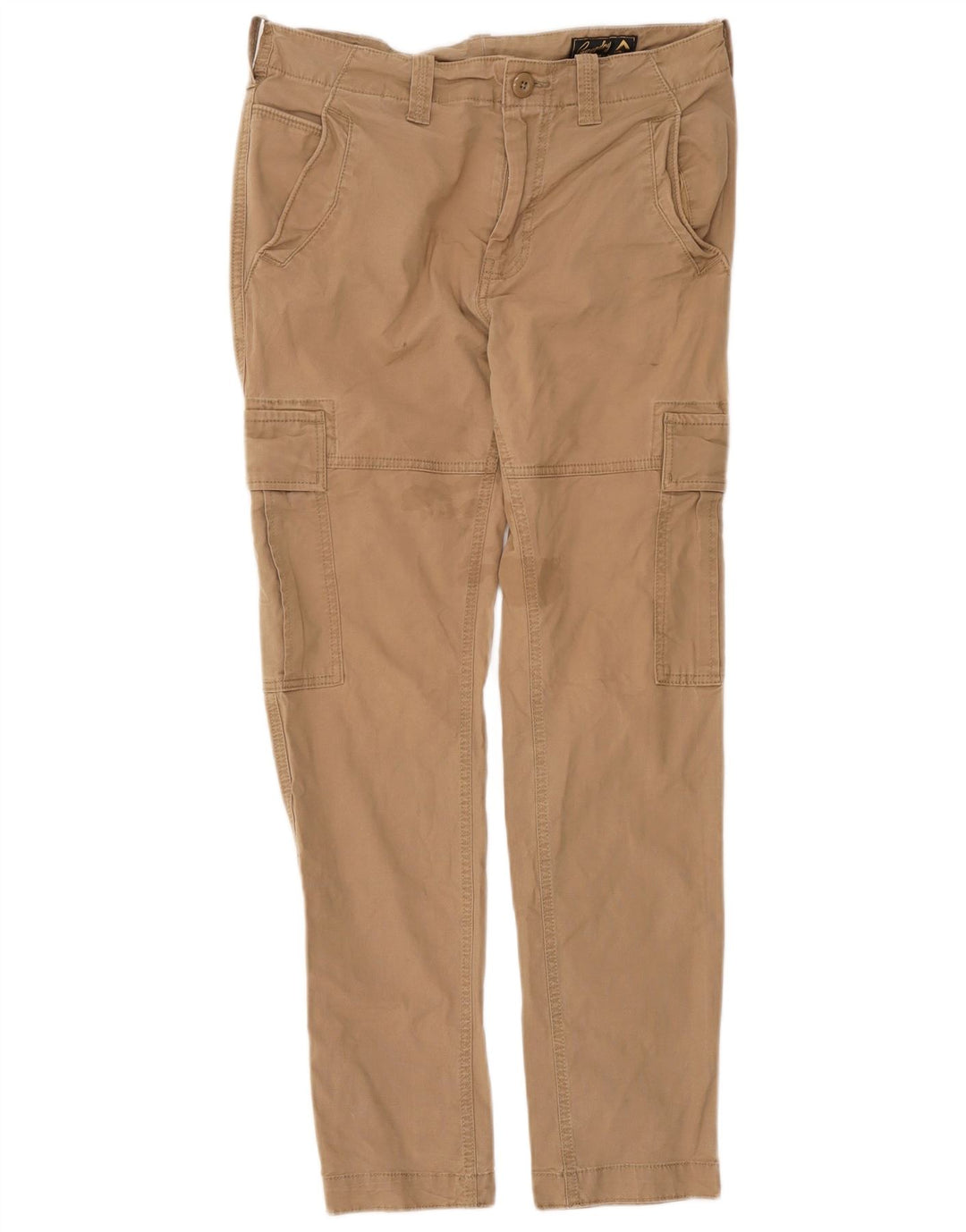 Pantaloni cargo subțiri Superdry pentru bărbați L30 L32 bumbac bej