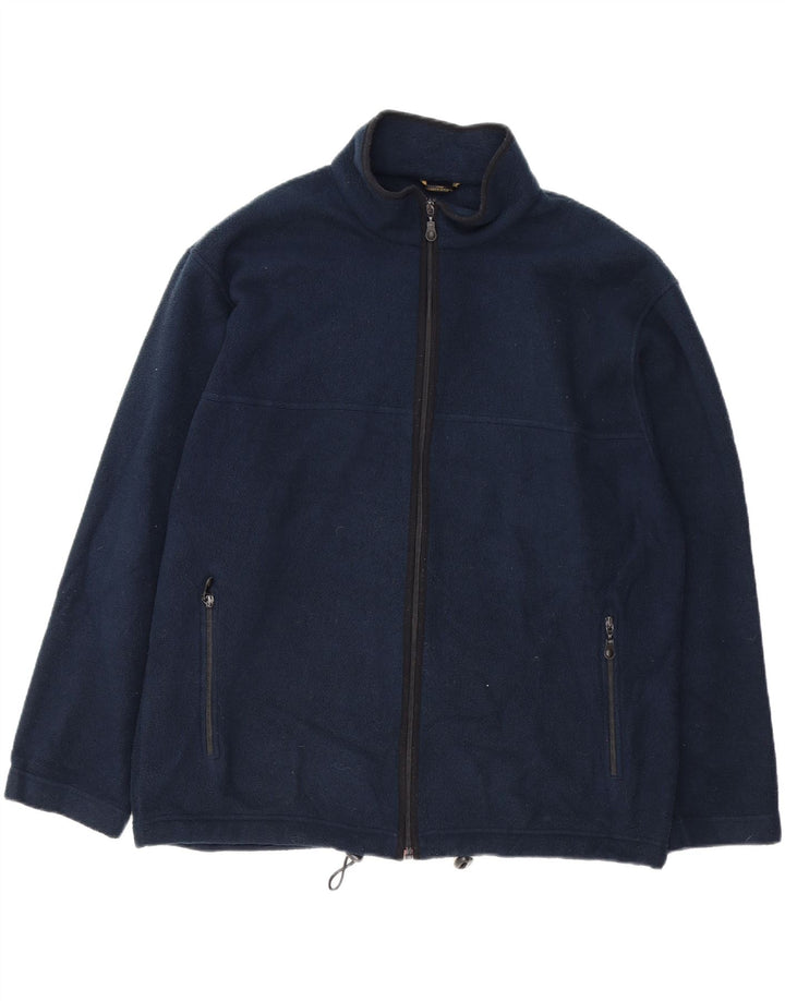 MARKS & SPENCER Jachetă fleece pentru bărbați UK 42 XL bleumarin poliester