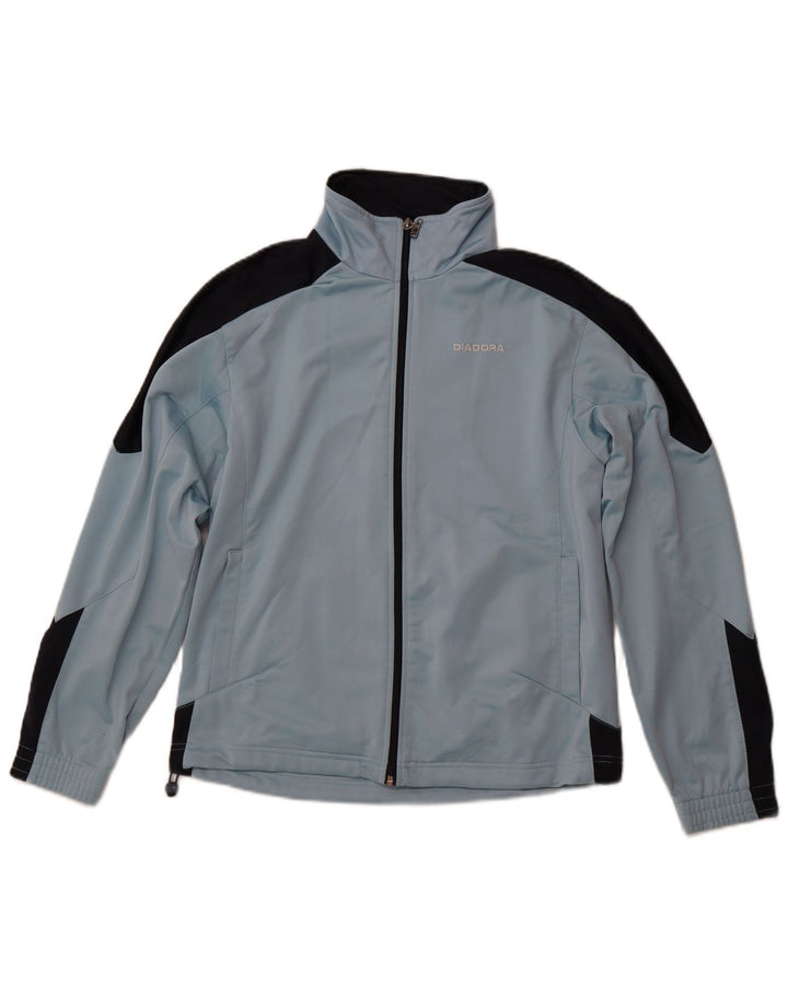 Jachetă de trening pentru bărbați DIADORA UK 36, albastru, poliester color bloc