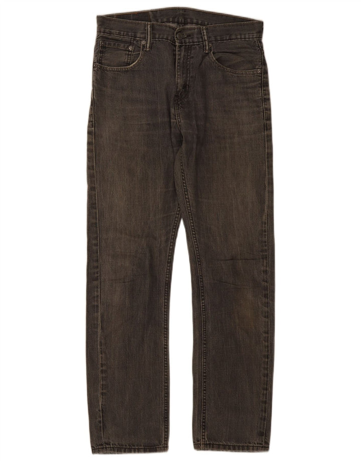 Blugi drepti pentru bărbați Levi's 513 W30 L30 bumbac gri