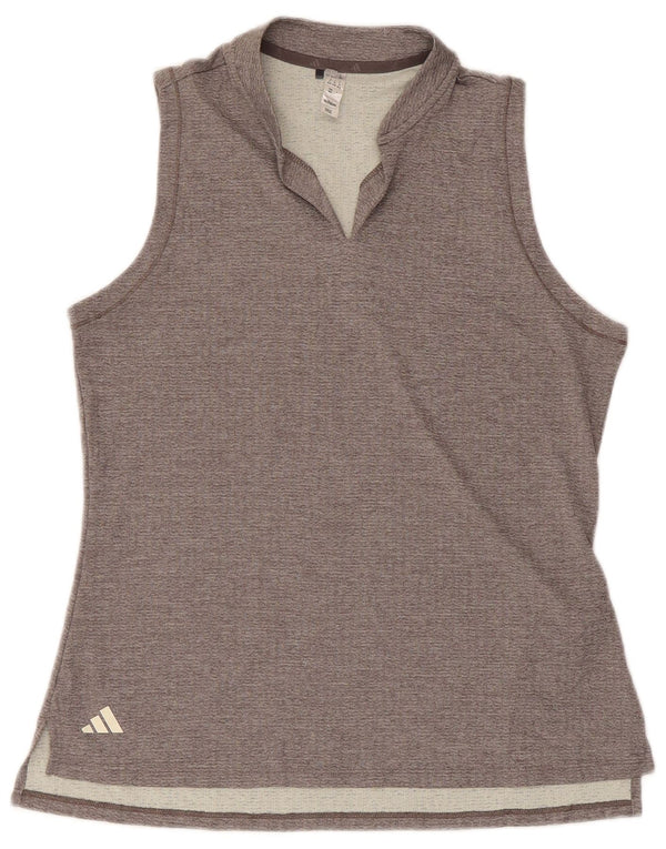 Vest Vest Top Femei Adidas UK 12/14 Medium Gri Poliester