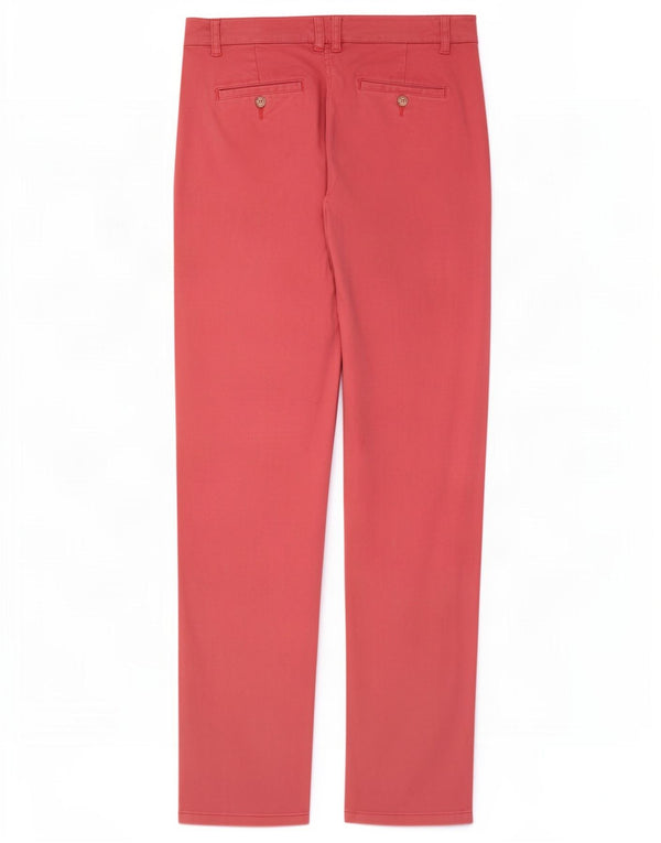 Pantaloni chino drepți pentru femei Joules UK 12 Medium L32 L30 Bumbac roz