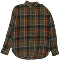 Cămașă de flanel pentru bărbați Gap Standard Fit, bumbac cu carouri verzi mari