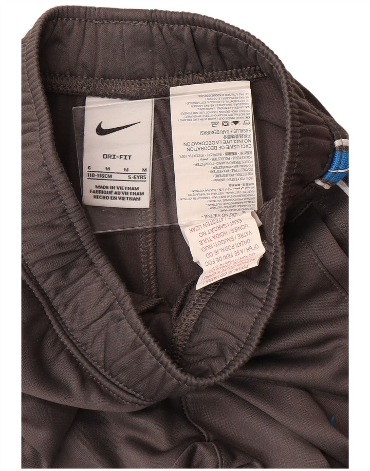 Pantaloni de trening Nike Dri Fit pentru băieți Pantaloni de jogging 5-6 ani, gri mediu