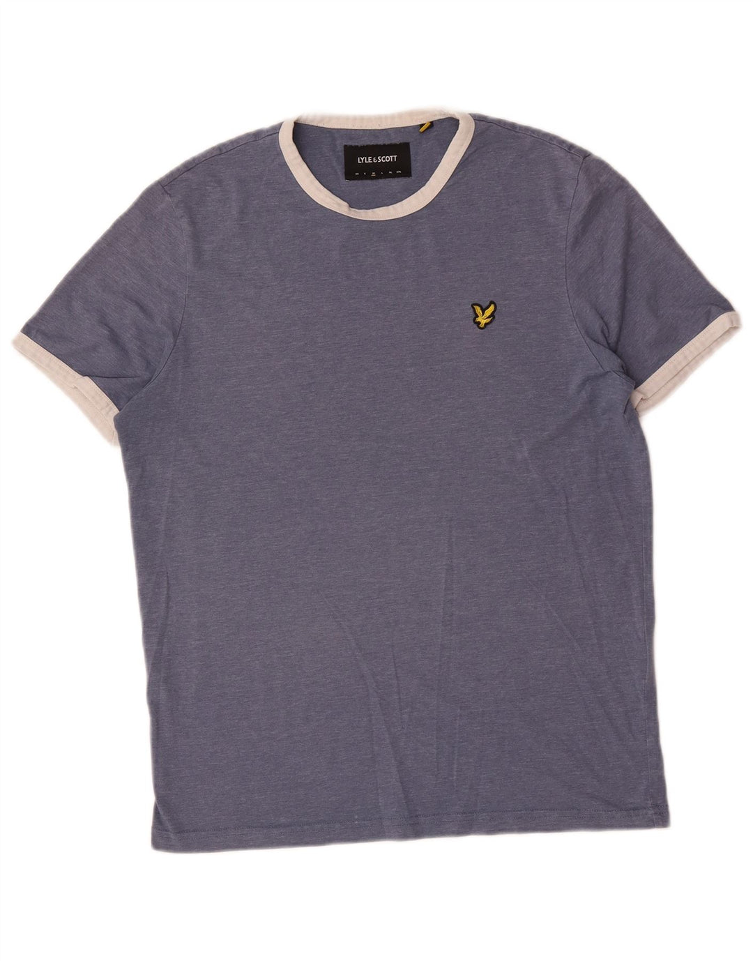 Tricou pentru bărbați Lyle & Scott Top Medium Blue Poliester