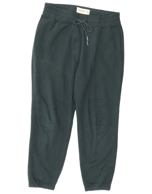 Abercrombie & Fitch Mens Tracksuit Trousers Joggers Medium Green