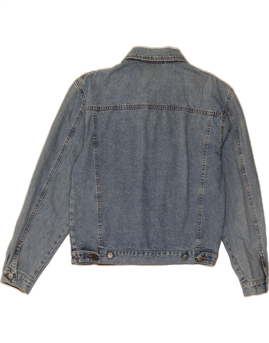 VINTAGE Mens Denim Jacket UK 38 Medium Blue Cotton Vintage Vintage and Second-Hand Vintage from Messina Hembry 