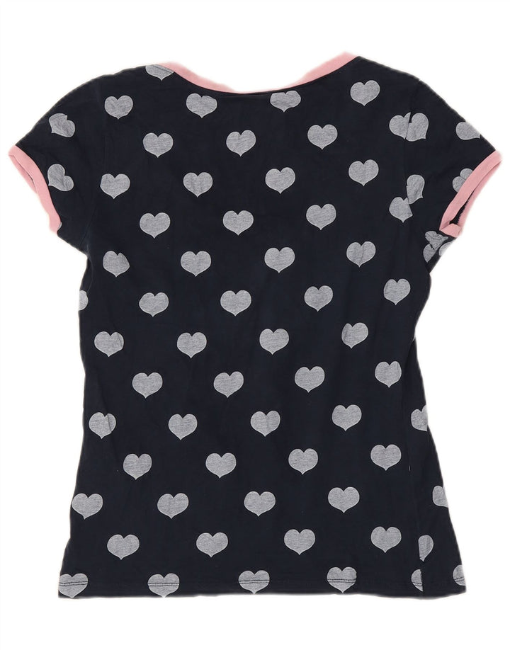 Tricou Converse pentru femei cu model abstract Top UK 12 Medium Bleumarin Inimă