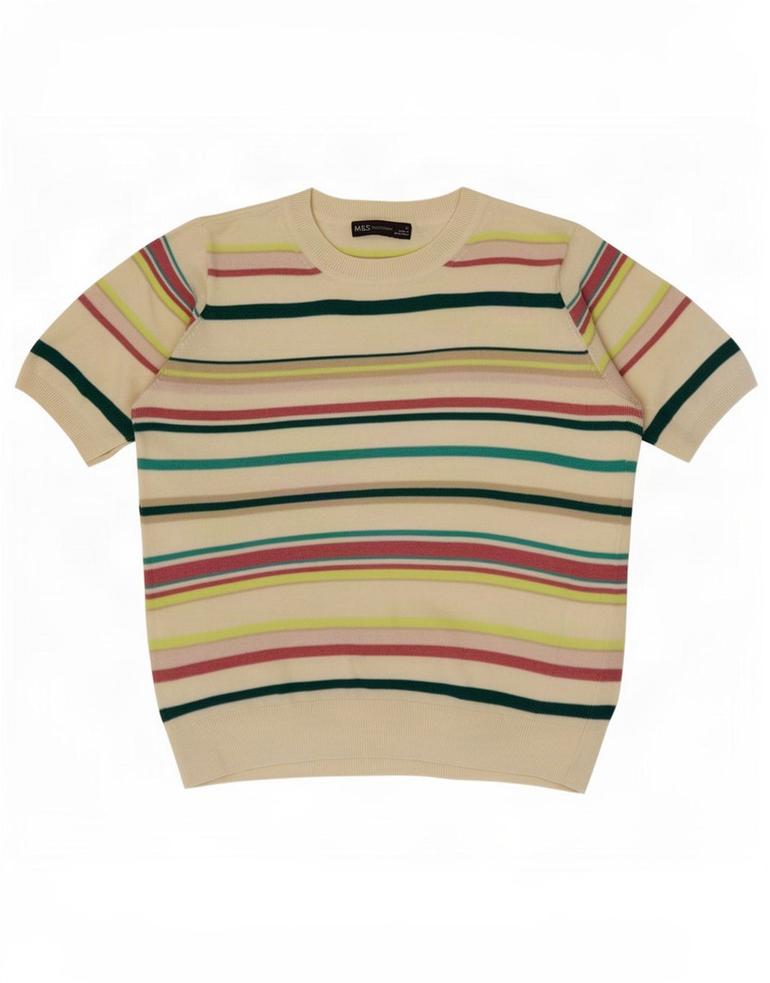 Pulover pentru femei Marks & Spencer cu decolteu triplu UK 12 mediu multicolor