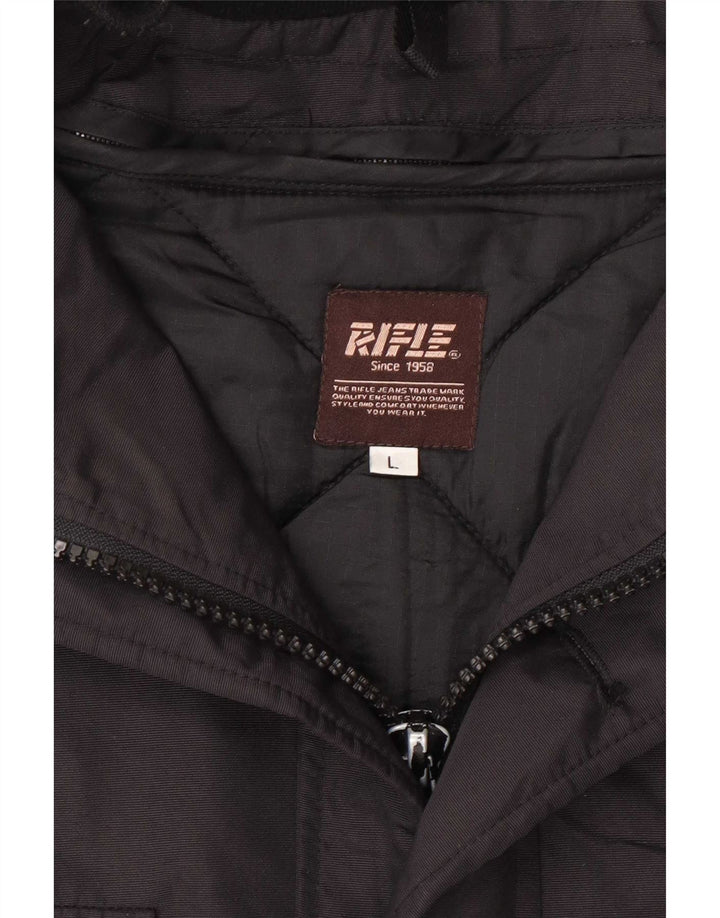 Jachetă militară pentru bărbați Rifle UK 40 Large Black Polyester