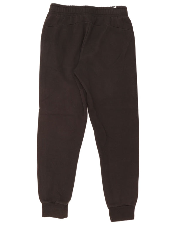 Pantaloni de trening Puma pentru bărbați Joggeri, bumbac mediu negru