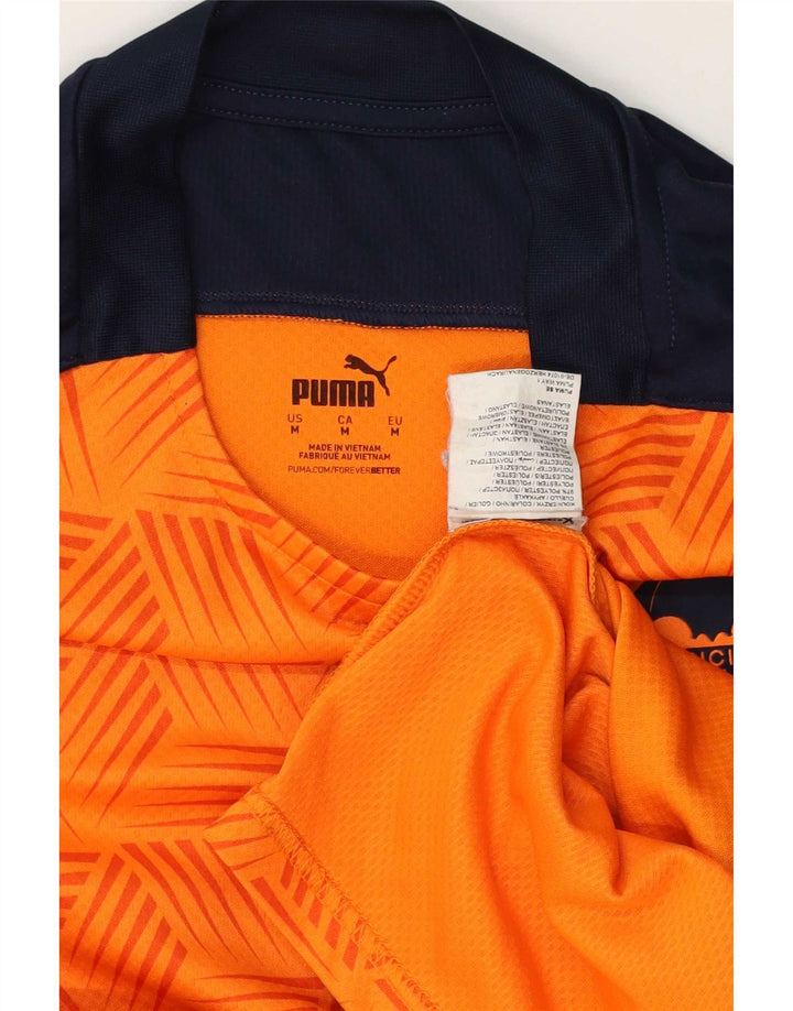 Tricou Puma Valencia pentru bărbați Top Mediu Portocaliu Colorblock Poliester